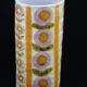 Scandinavian, flower pattern ceramic vase