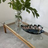 Large Vallauris leaf dish