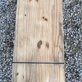 Sanded wood farm bench