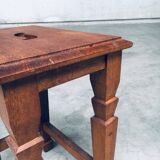 Set of Dutch Art Deco S Handle Stools, 1930s