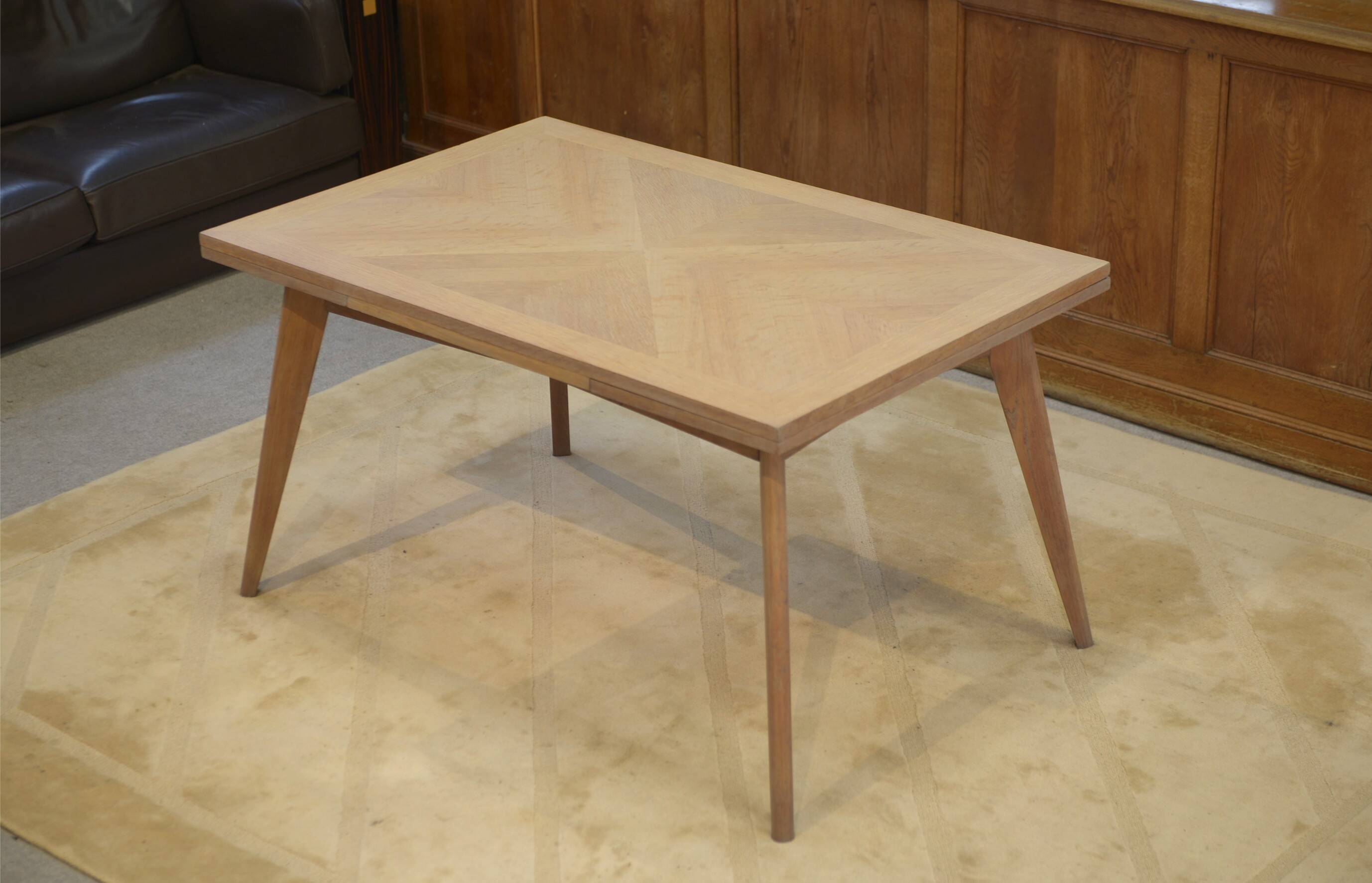 Table en chêne cérusé 1960’s