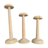Wooden hat holder 1 set of 3