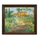 Vintage oil painting of a Mediterranean village, Alexander Michael 1975.