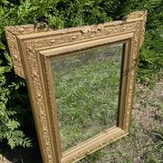 Antique gilded mirror