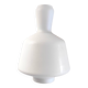 Scandinavian opaline pendant light - mid-20th century