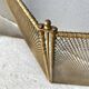 Old 19th century fireplace screen, old 4-panel spark arrester