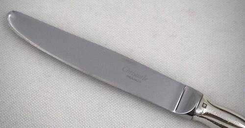 Christofle Galea, lot of 12 dessert pieces, forks, spoons, knives.