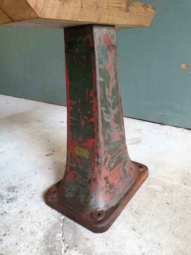 Industrial dining table