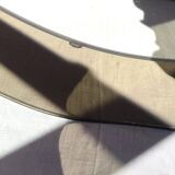 Vintage smoked glass mirror in Cristal Arte style