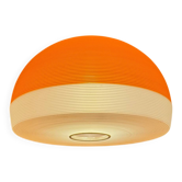 Large Rotaflex suspension, orange and cream, 1960s / 70s