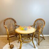 Salon rotin