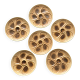 6 oyster plates Salins France