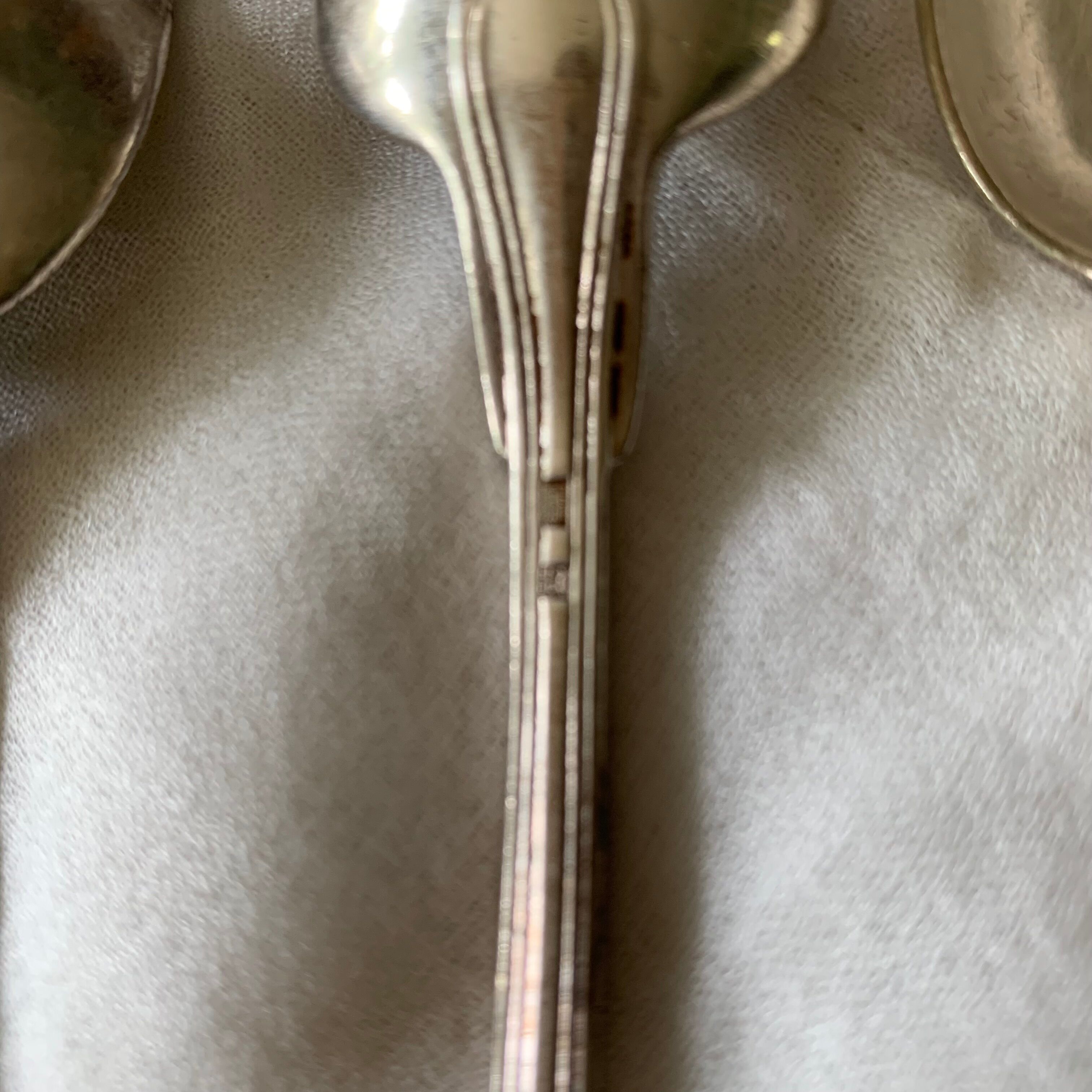 Silver metal cutlery lot