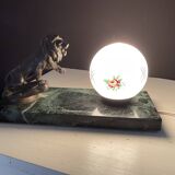 Art deco table lamp, signed M.Marx