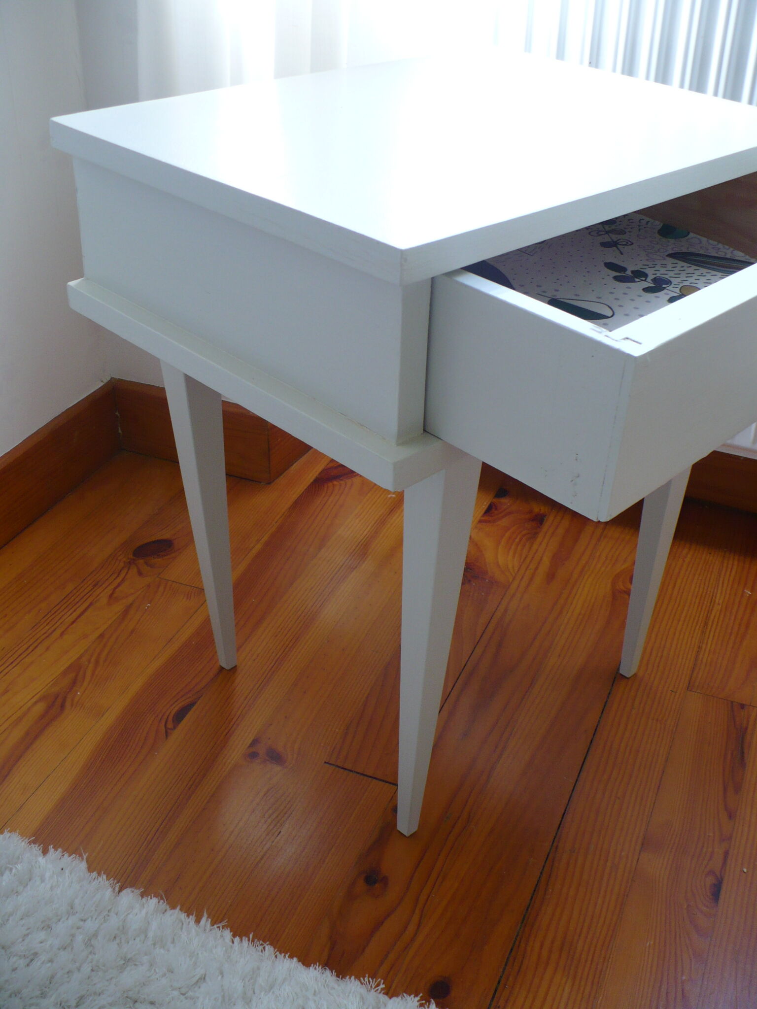 Vintage bedside table
