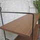 Shelf wall metal metal and wood type string