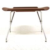 Scandinavian teak trolley, "Amlinette" FM Produkt, Fredriksbergs Metalvarefabrik, Norway, 1960