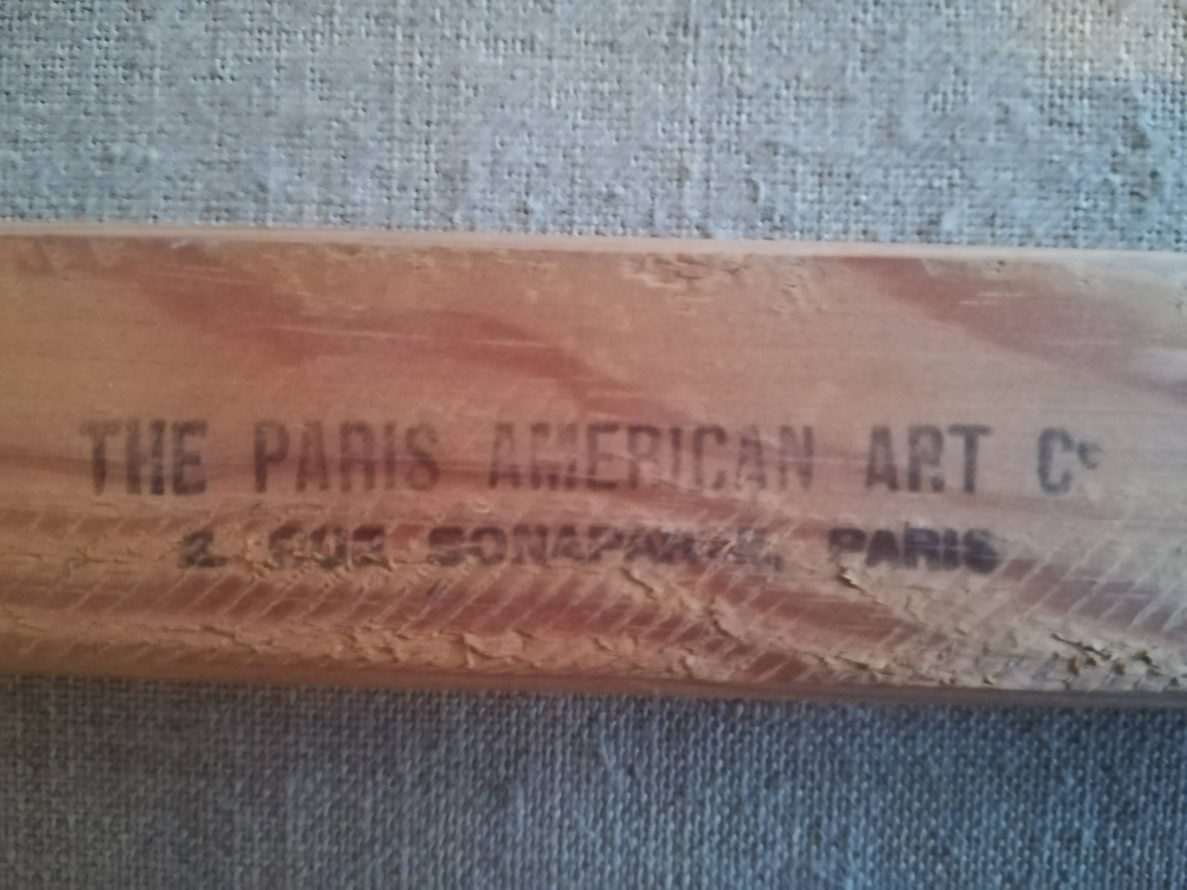 Canvas on Oil representing the Manor of Vassinhac in Collonges-la-Rouge by F DARDEL