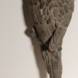 Decorative cast iron parrot