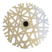 Snowflake candlestick by Laure Krayenbuhl and Kosta Boda for Nestlé.