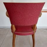 Red bridge chair