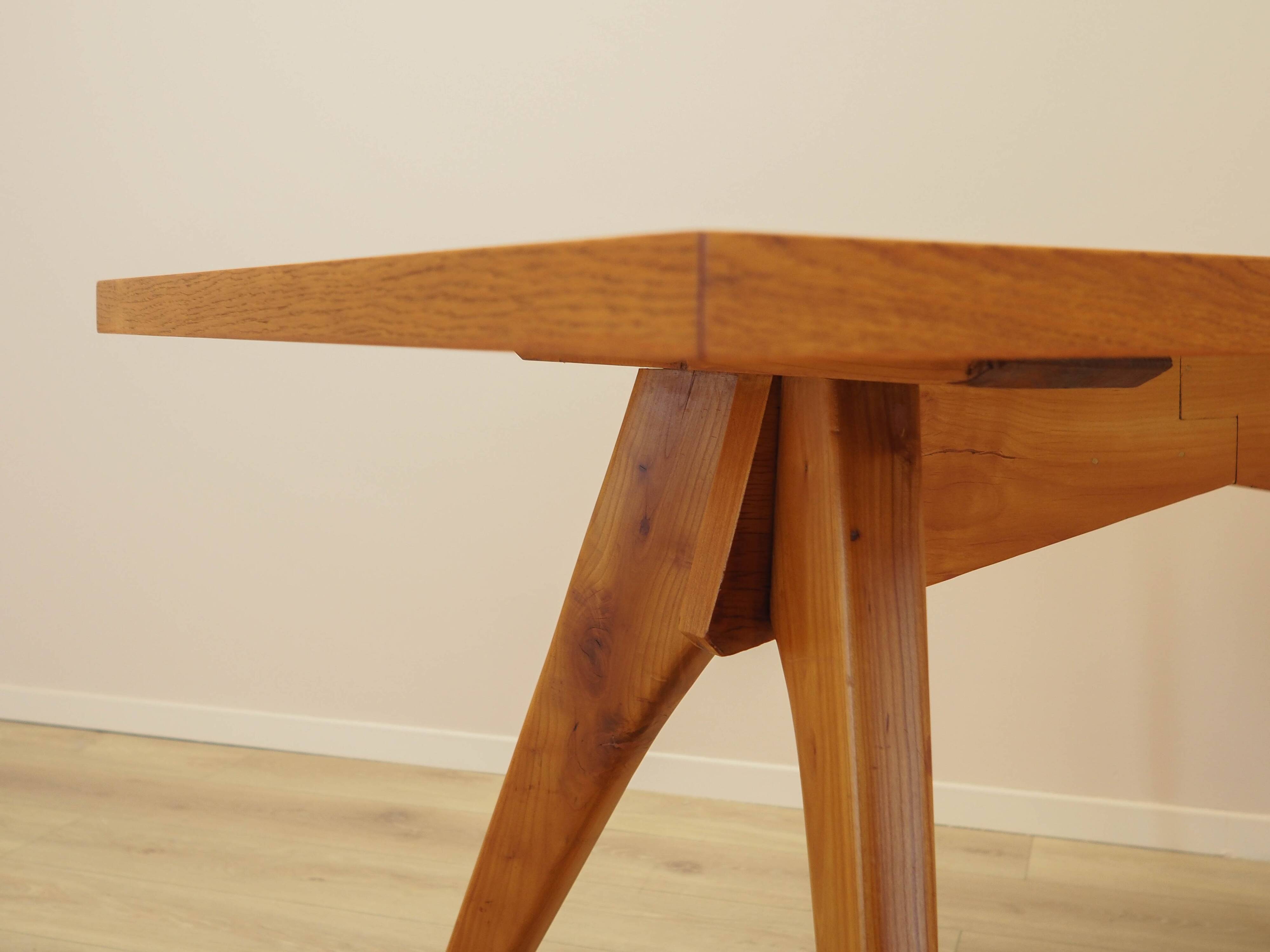 Oak desk, Italian design, 1970s, manufactured in Italy