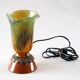 Multicoloured glass paste lamp