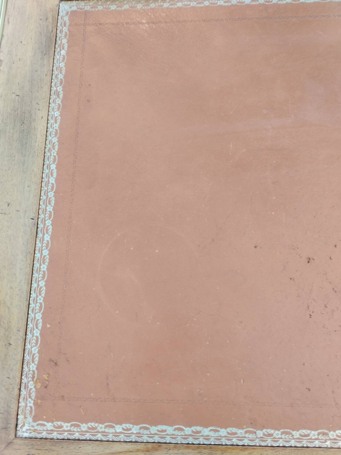 Antique Louis XVI style desk with drawers