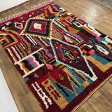 Tapis marocain artisanal authentique 2.5 x 1.5 m