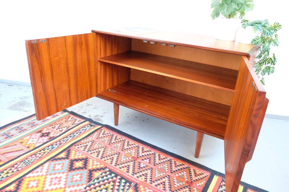 Vintage retro 1960s ASKO commode in teak, mid-century style.