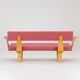 Very rare 1950s 2-seater sofa