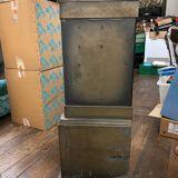 Old wood and metal safe 19th century