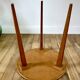 Tripod side table in wood veneer from the 50s and 60s
