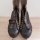 Pair of black and brown ice skates