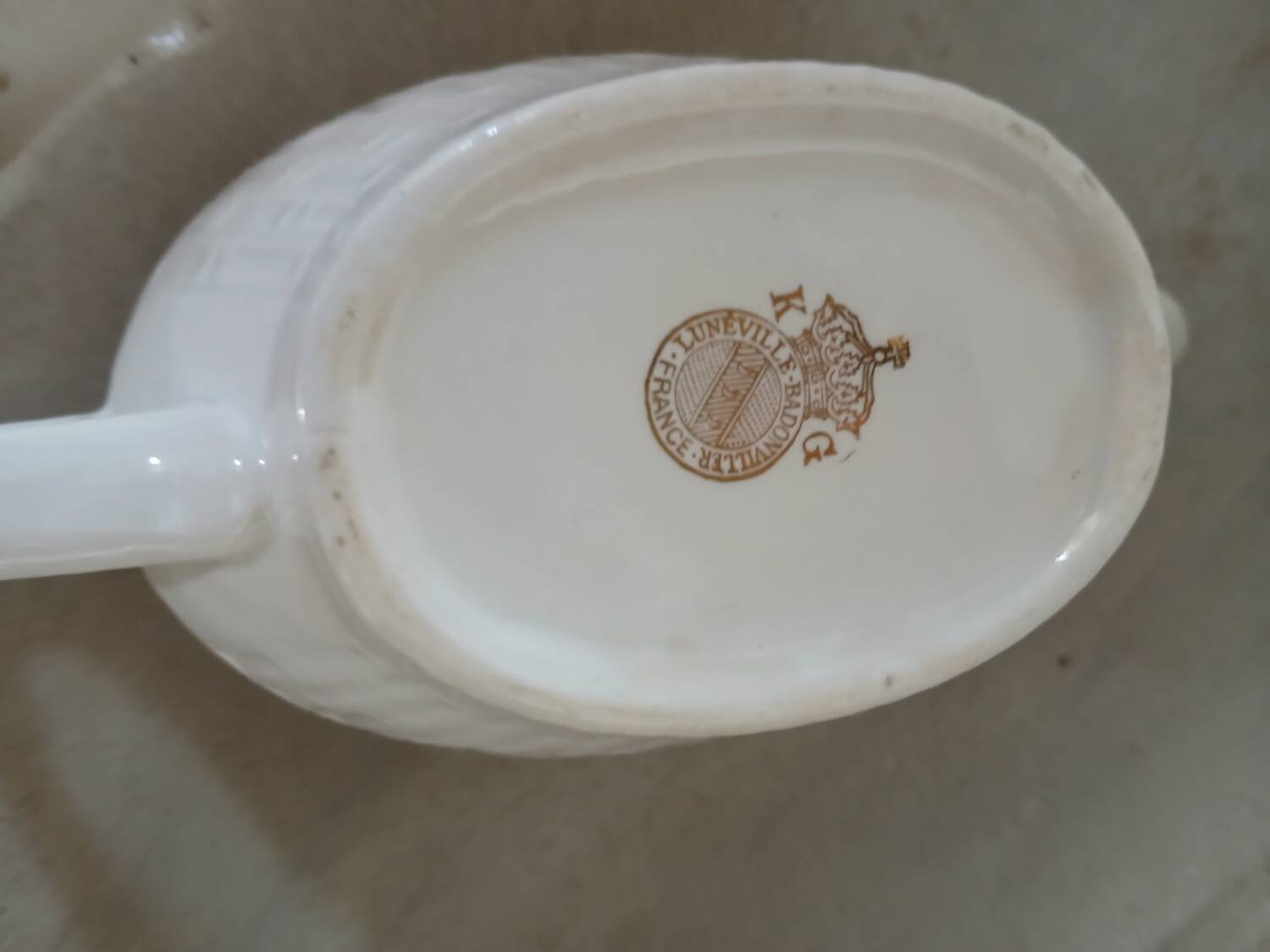 Saucière ancienne Lunéville Badonviller