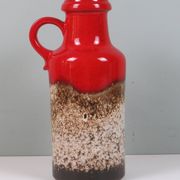 Large Scheurich “Fat Lava” vase with handle – West Germany, model 407-3