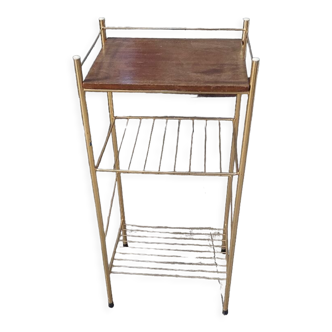 Gilded metal side table