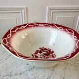 Salad bowl Digoin Sarreguemines model Odette