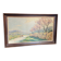 Landscape painting view from the village of Les Angles, Gard, Avignon, Hurard 1887-1956