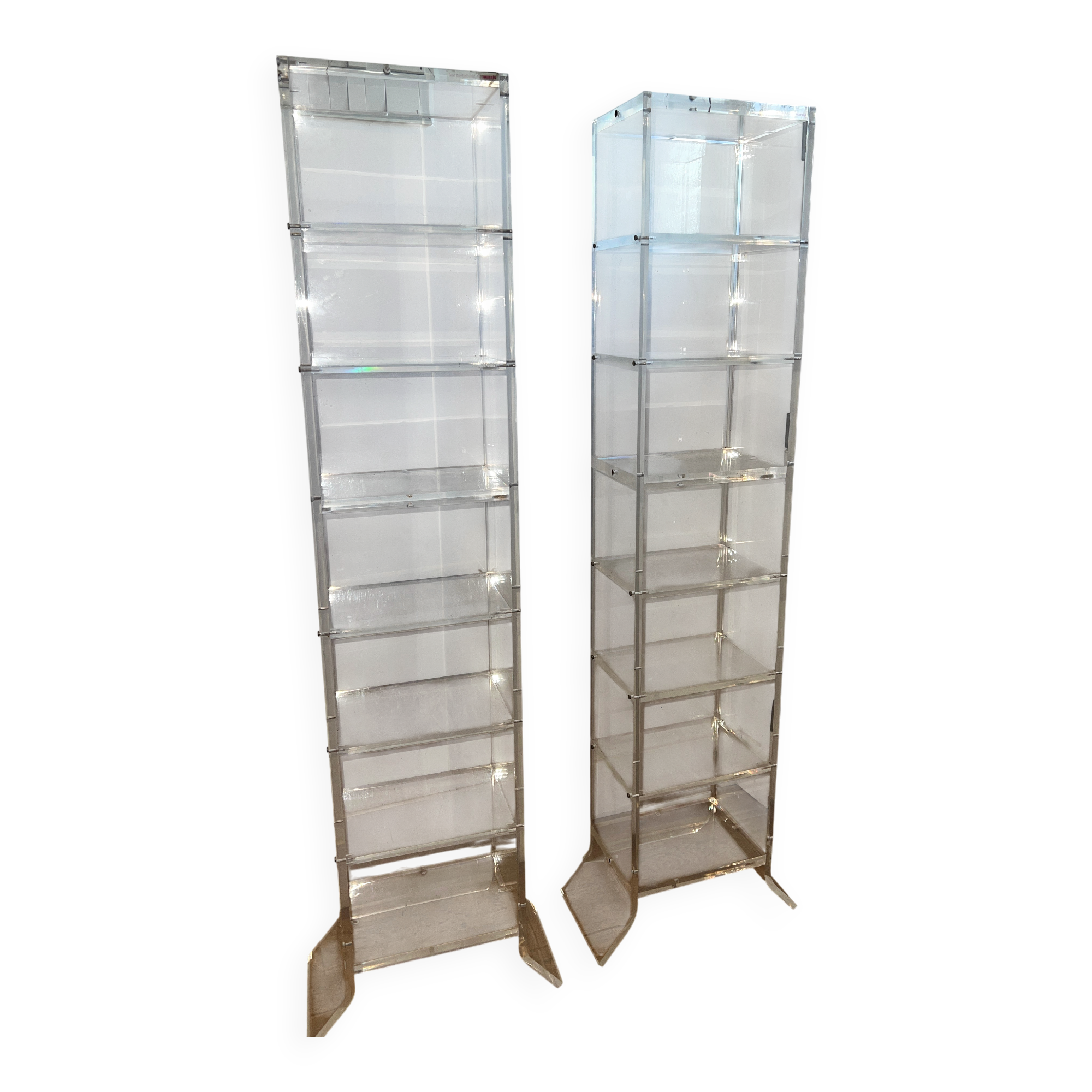 Invisible Plexiglass Shelves by Marais