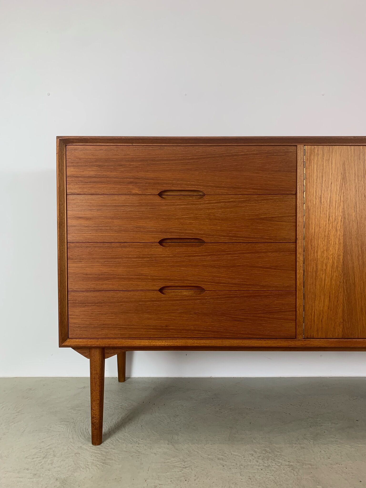 Teak sideboard by rex raab for wilhelm renz, 1960s