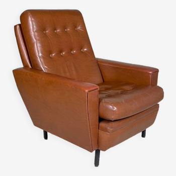 Vintage leatherette armchair