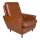Vintage leatherette armchair