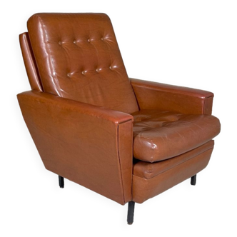 Vintage leatherette armchair