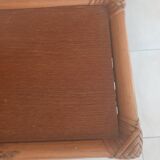 Vintage rattan shelf