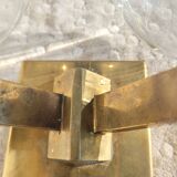 Lampe d'applique ancienne en laiton