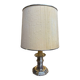 Silver metal floor lamp