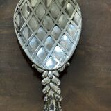 Silver-plated metal pineapple trinket tray, 1970