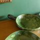 5 cups, Vallauris ceramic pans