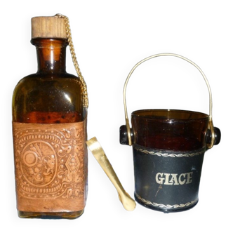 Whisky "Bottle + seal + pliers" vintage